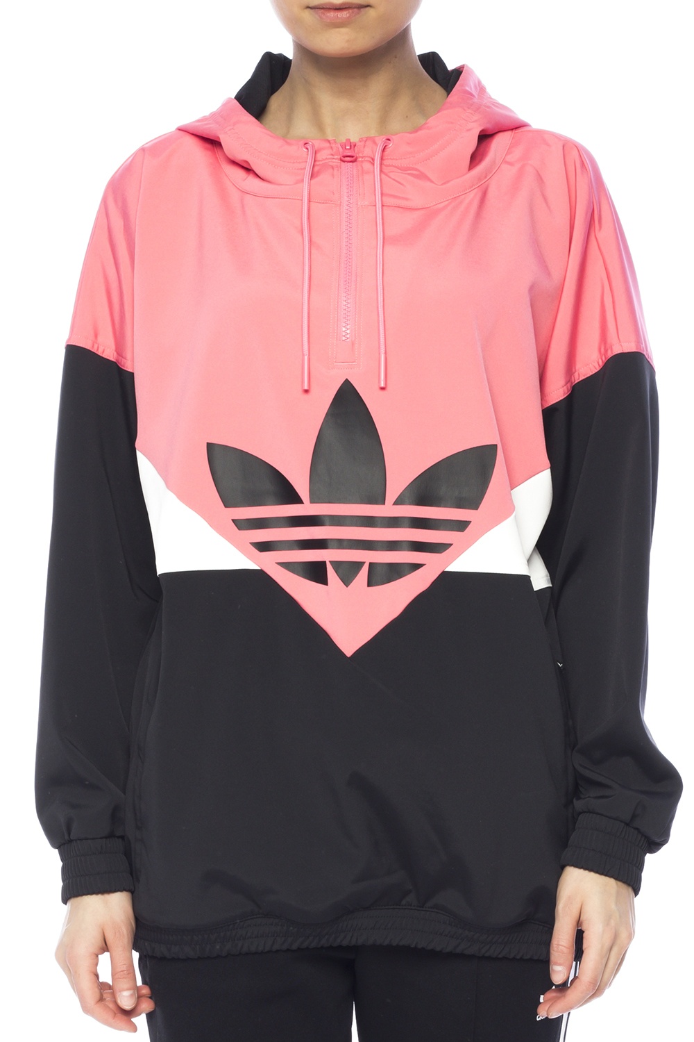 adidas pullover windbreaker